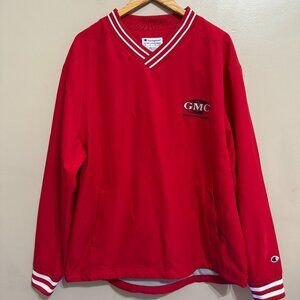 Champion Vintage GMC Georgia Military College Bulldogs V-Neck Sweatshirt Mens